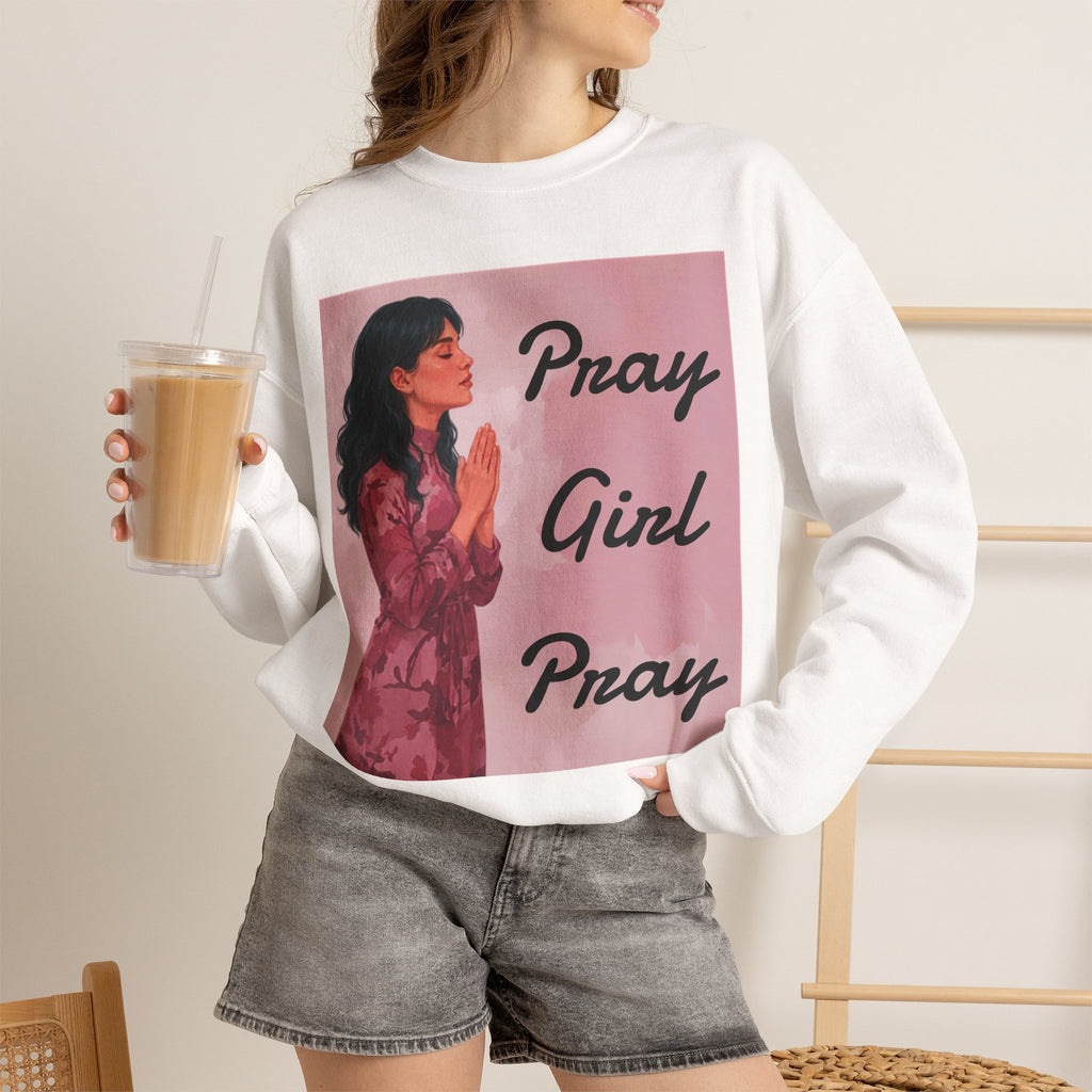 Pray Girl Pray Crewneck Sweatshirt (4 Colors Available)
